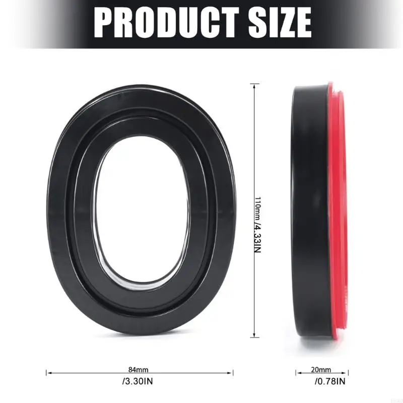 Soft Replacement Ear Pads with Enhances Noise Isolation Ergonomic Designs Not Fatigue Ear Protector for Earphones Use H8WD