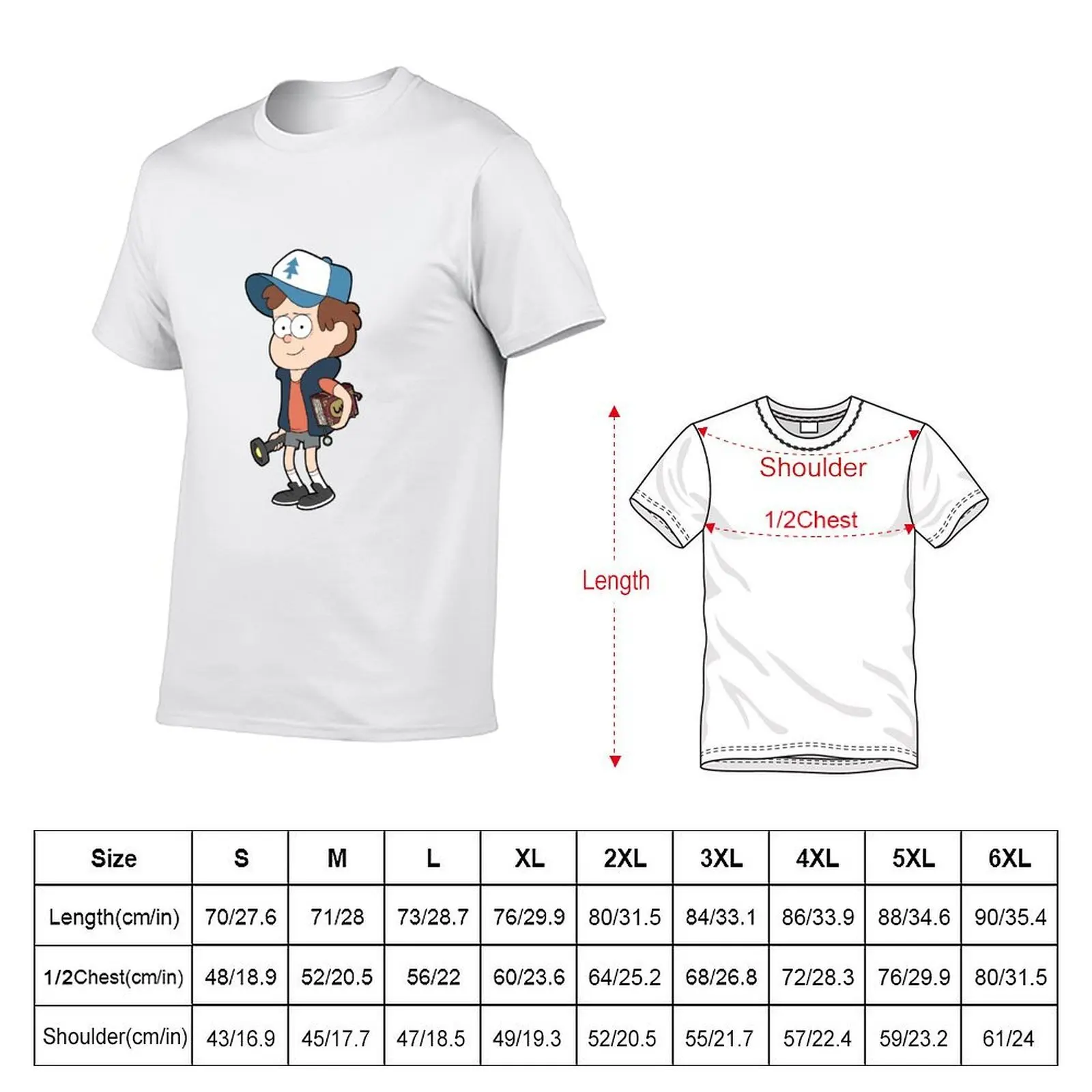 Dipper Pines T-Shirt Thanksgiving Casual Tee