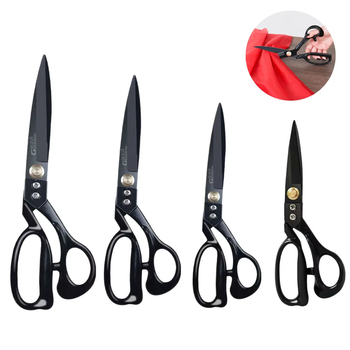 Professional Sewing Scissors Tailor Scissors Embroidery Scissor Fabric Needlework Cutting DIY Sewing Craft Supplies Shears 1PC