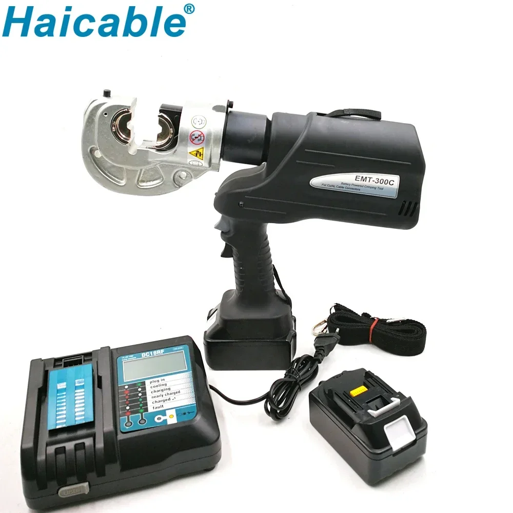 المكشكش اليدوي على الطراز اللاسلكي EMT-300C أدوات تجعيد الكابلات الهيدروليكية التي تعمل بالبطارية الصغيرة #5