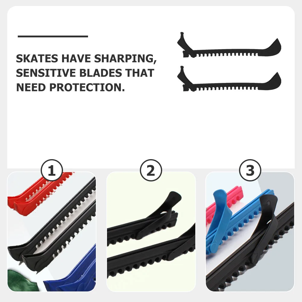 

Ice Skate Guards Professional Blades Covers Wear resistant Portable Protective Shoe Covers Flexible Blade Protectors Skates