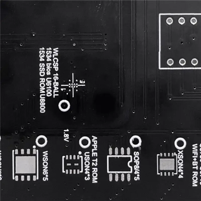 Superior-2X T2 Chip Read And Write Bios Socket For Air T2 Ssd Rom Typec Rom Holder