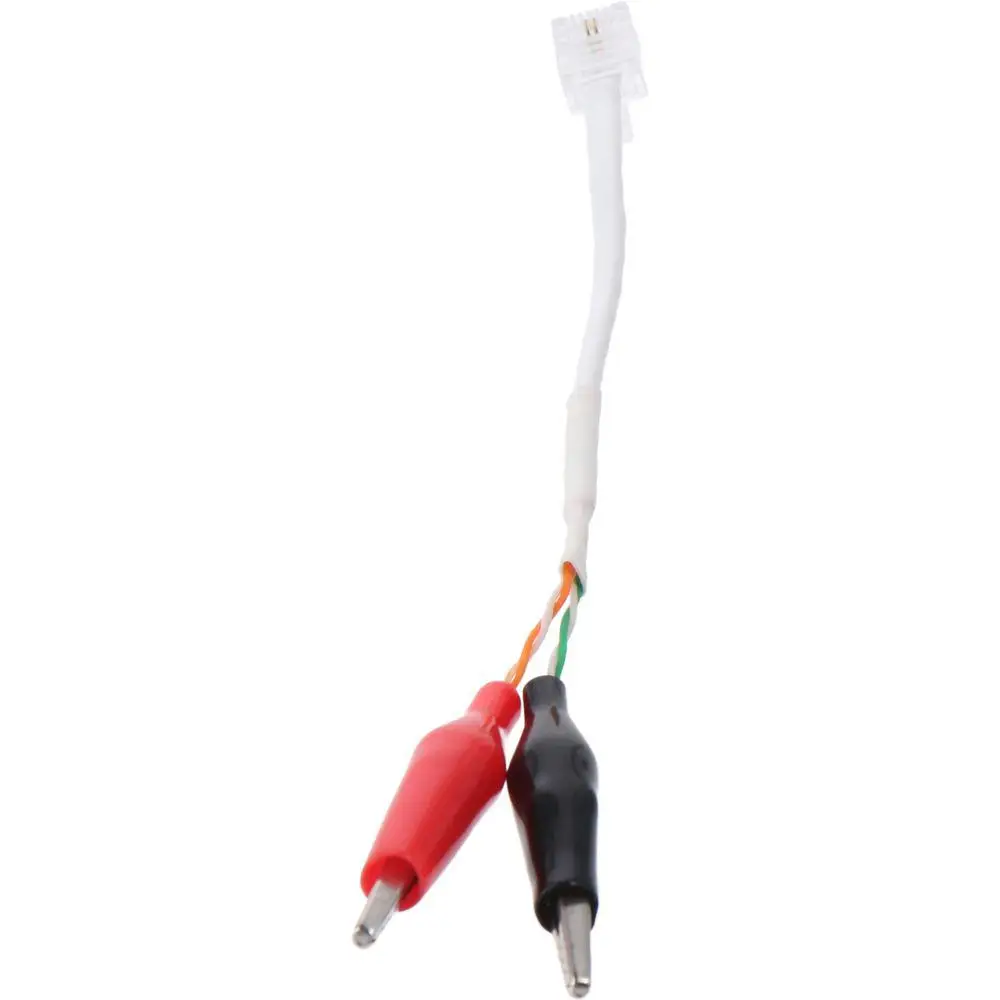 New Plastic Replacement Cables Leads with Alligator Clips RJ11 / RJ12 / RJ45 Plug Wire Identification And Tracing