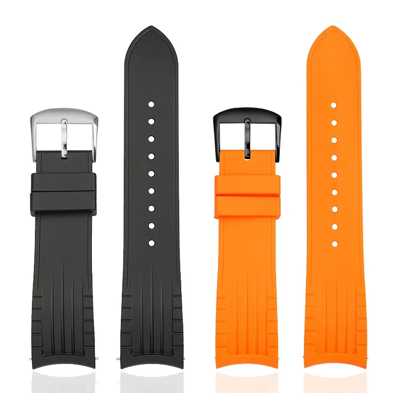 

Quick-release Rubber Strap For Rolex Submariner Water Ghost Yacht log Sport Men's Waterproof Sweat Silica gel Bracelet