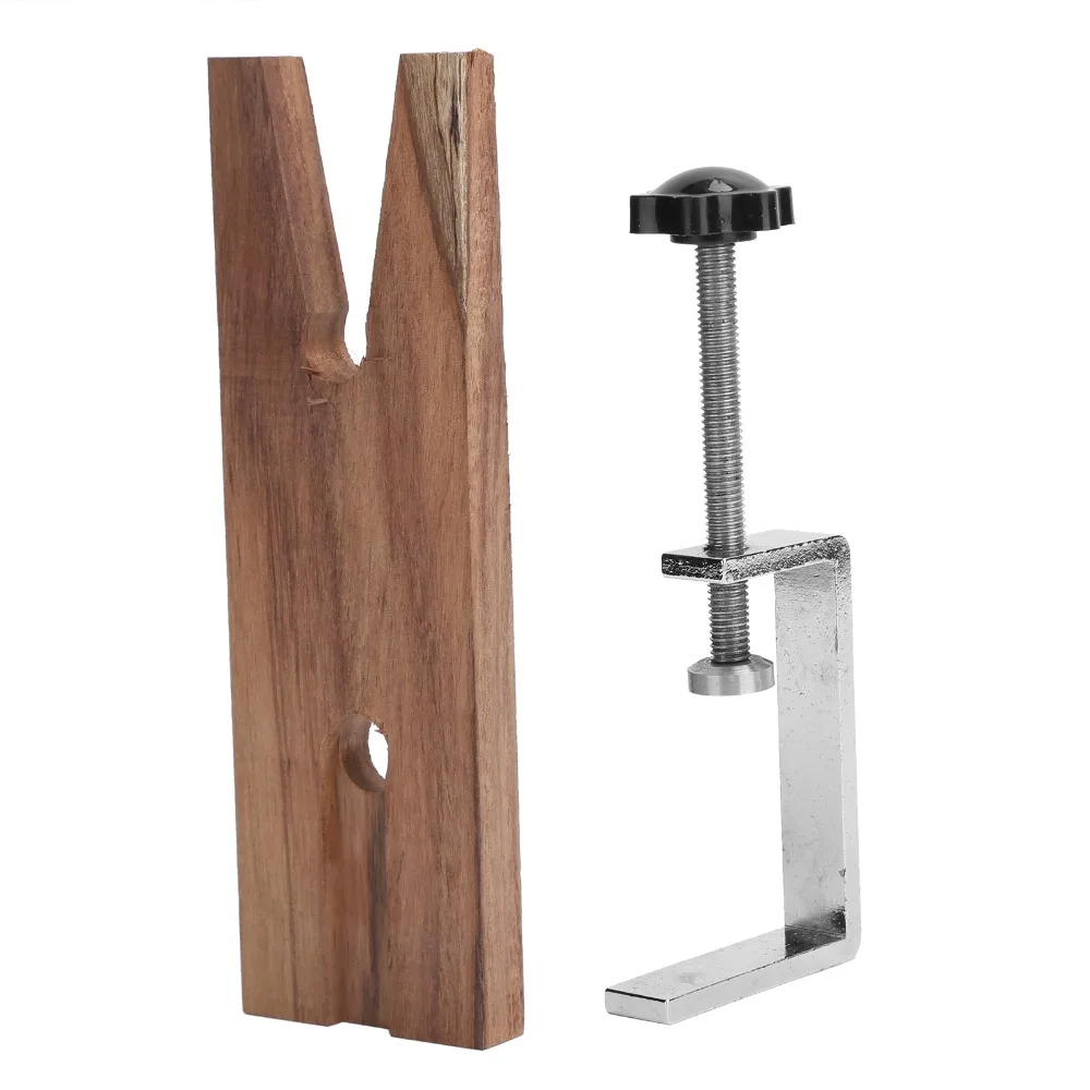 Wooden Vice Jewelers Bench Pin Clamp Detailed Work Sawing Portable Repair Mount Wooden Workbench Cutting Tool Ring Saw Groove