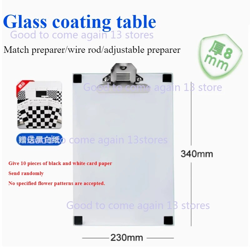 

Laboratory Glass Coating Platform Wire Bar Coater Wet Plate Scraping Send Black and White Paper