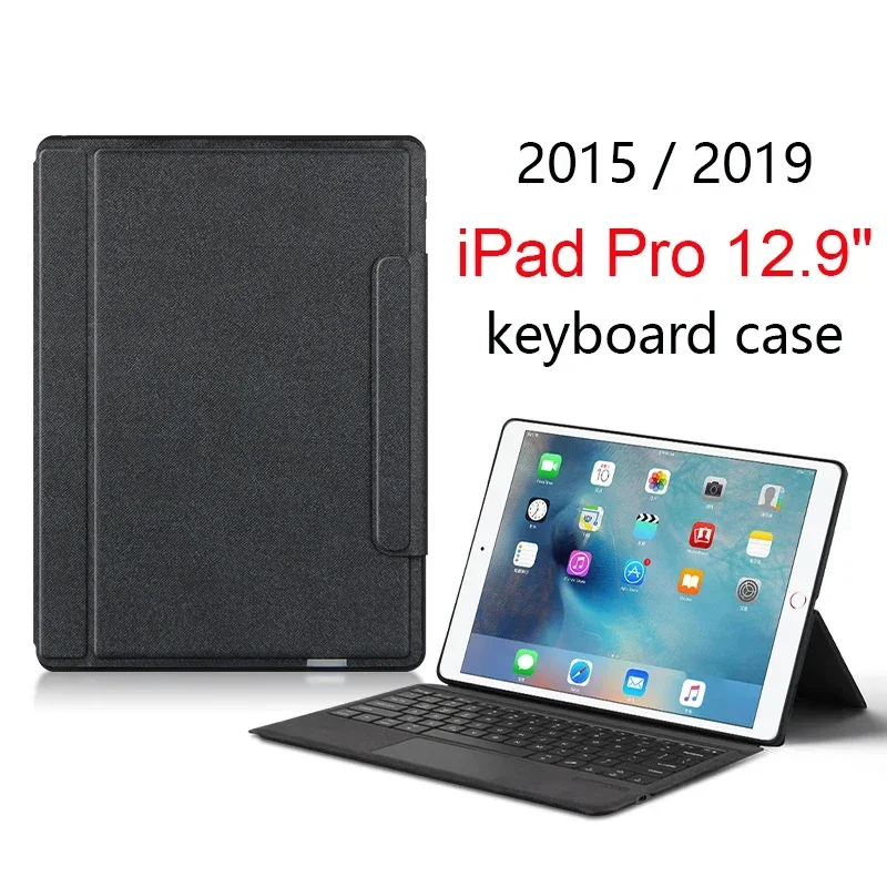 Keyboard Case For iPad Pro 12.9 1st 2015 Protective Cover For iPad Pro 12.9 2nd Generation 2017 Smart Touchpad Keyboard Cover