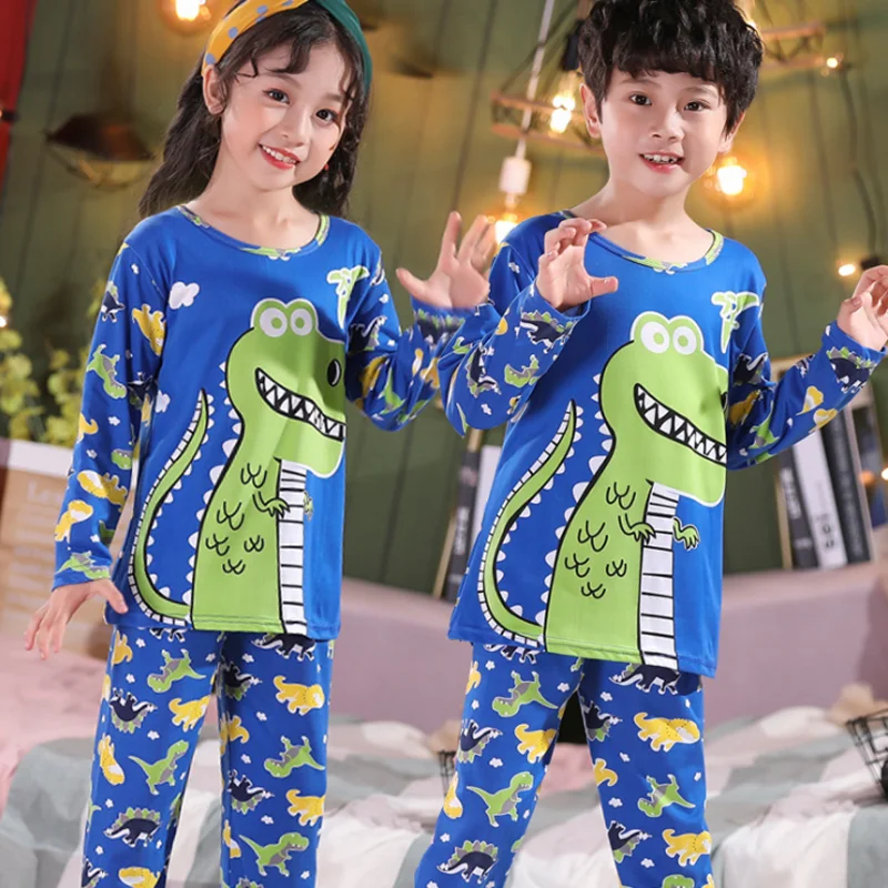 Summer Children Pajamas Girl Sets Kid Pyjamas Boy Cartoon Homewear Pajamas Set Boy Outfits Child Pyjama