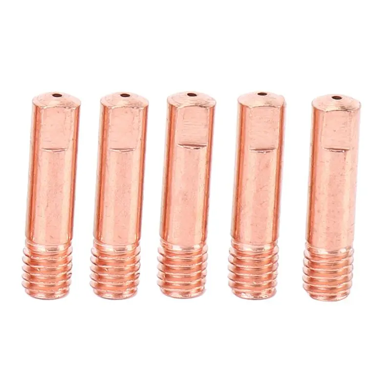 110Pcs Mig Welding Nozzle Welder Torch Nozzles Gold Tip Holder Contact Tips 0.040 Inch Gas Diffuser Set For Torches-B51B