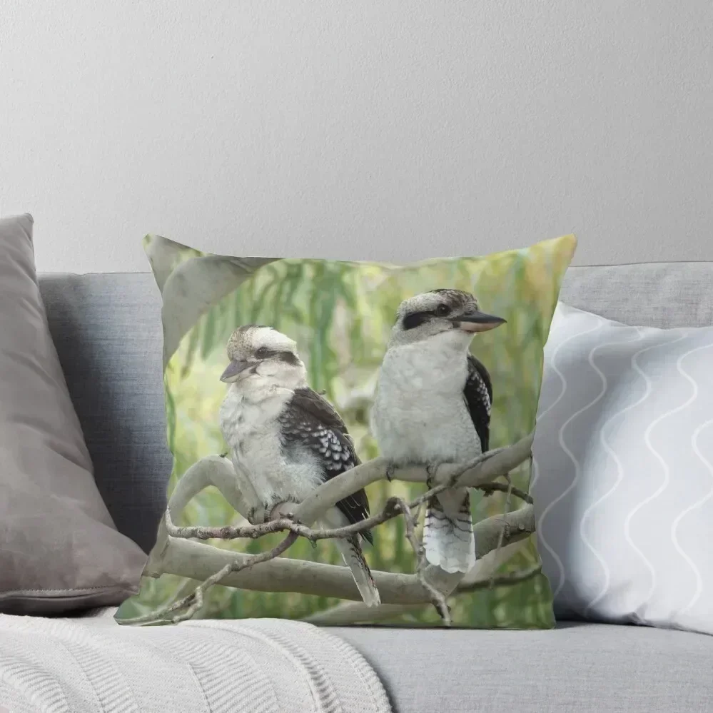 Kookaburra sits in the old gum tree Throw Pillow Decorative Sofa Cushions Bed pillowcases Pillowcase Cushion pillow