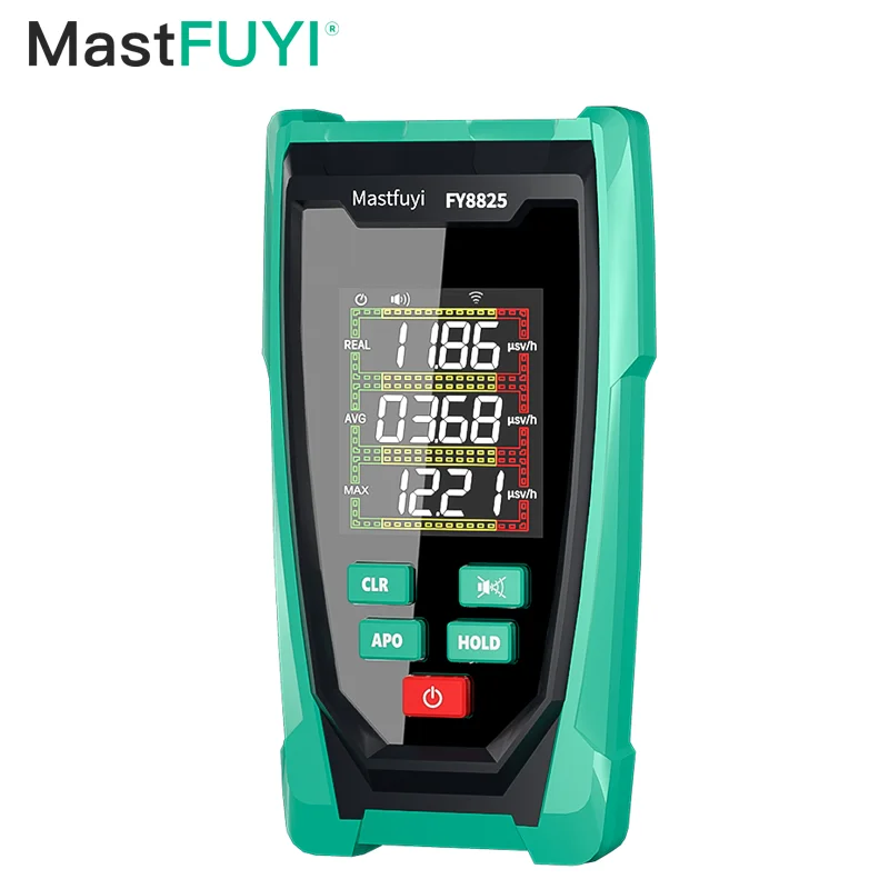 

MASTFUYI FY8825 Geiger Counter Nuclear Radiation Detector X-ray Beta Gamma Detector Geiger Counter Dosimeter Lithium Battery