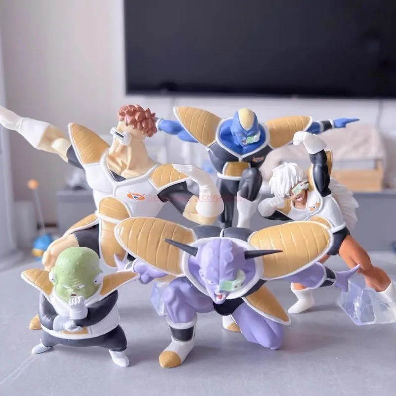 5pcs Dragon Ball Figure Ginyu Force Jeice Ginyu Guldo Recoom Burter Action Pvc Amine Collection Model Toys Kids For Gifts