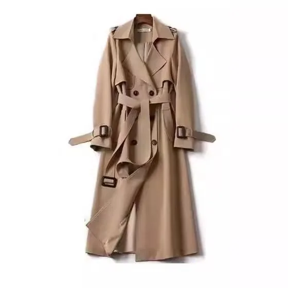 2026 Women's New Fashion High-quality Temperament Commuting Loose Casual Korean Style Popular Coat Over the Knee Women's Coat