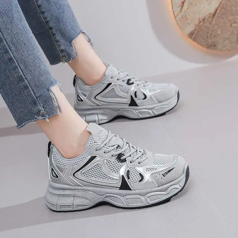 Platform Chunky Spring Woman Boots Loafers Vintage Sneakers Shoes For Women Sneakers Sport Shows Super Deals Comfortable