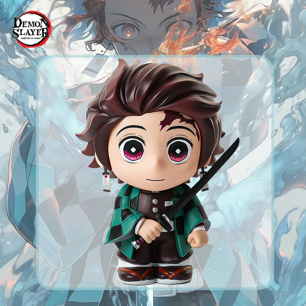 

Официально лицензированная ПВХ-копилка Demon Slayer: коллекционная фигурка-копилка с Танджиро, декор для дома, настольный органайзер