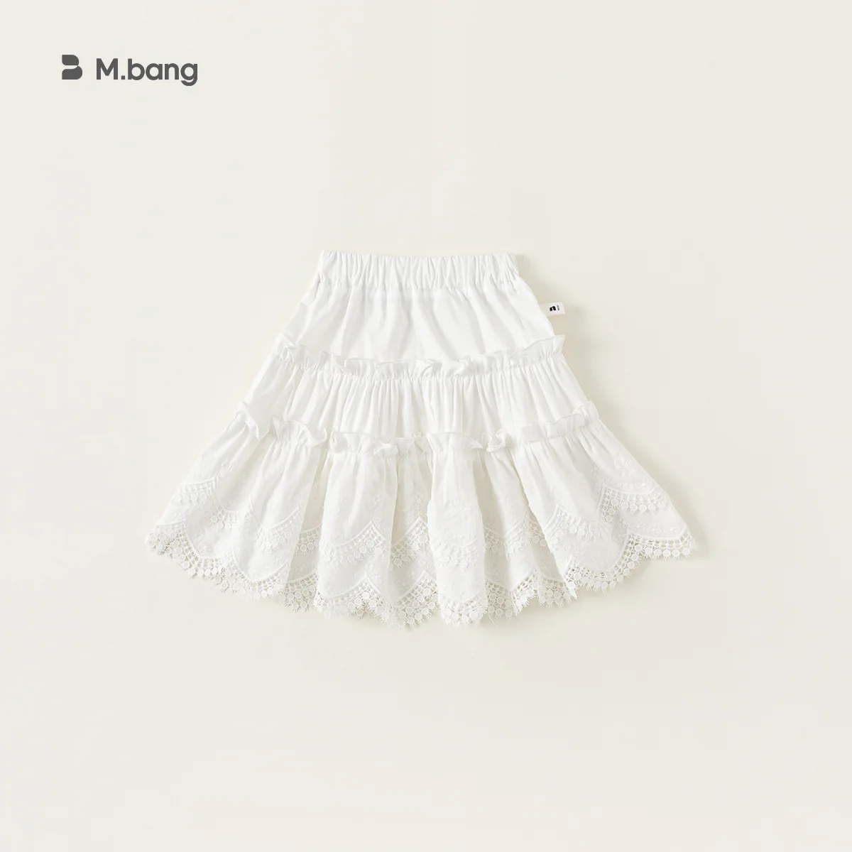 

Girl Skirt Girls Fashion Skirt 2024 White Fairy Children Dress Summer New Children Lace Princess Dress Girl Solid Half Skirt