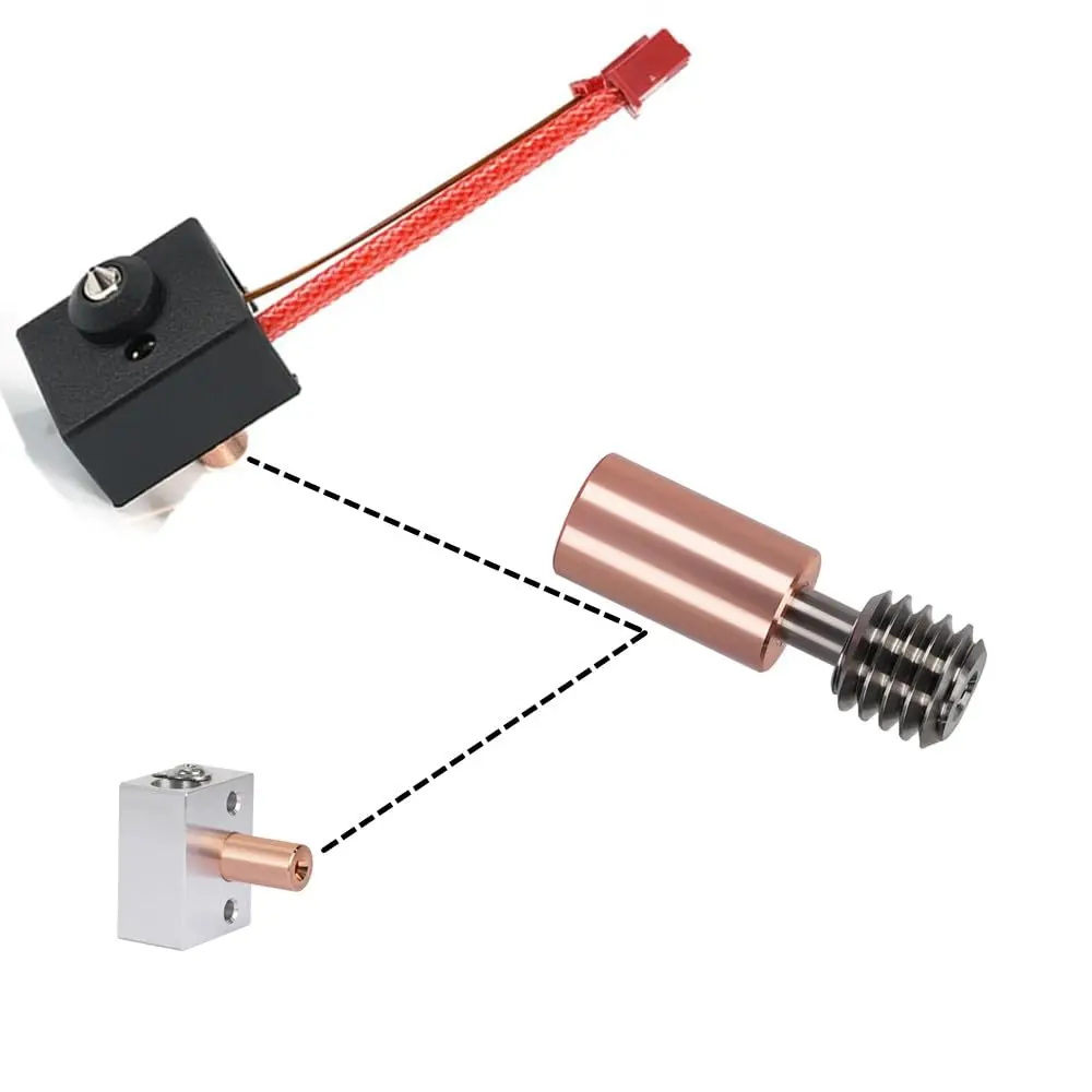 Creality Offizielles Ender3 Halsrohr aus Titanlegierung, Bimetall-Heatbreak, für Ender3 S1/3 V2/3 Pro/Ender 5/CR-6 SE/CR-5 PRO/CR10 – Detail 3