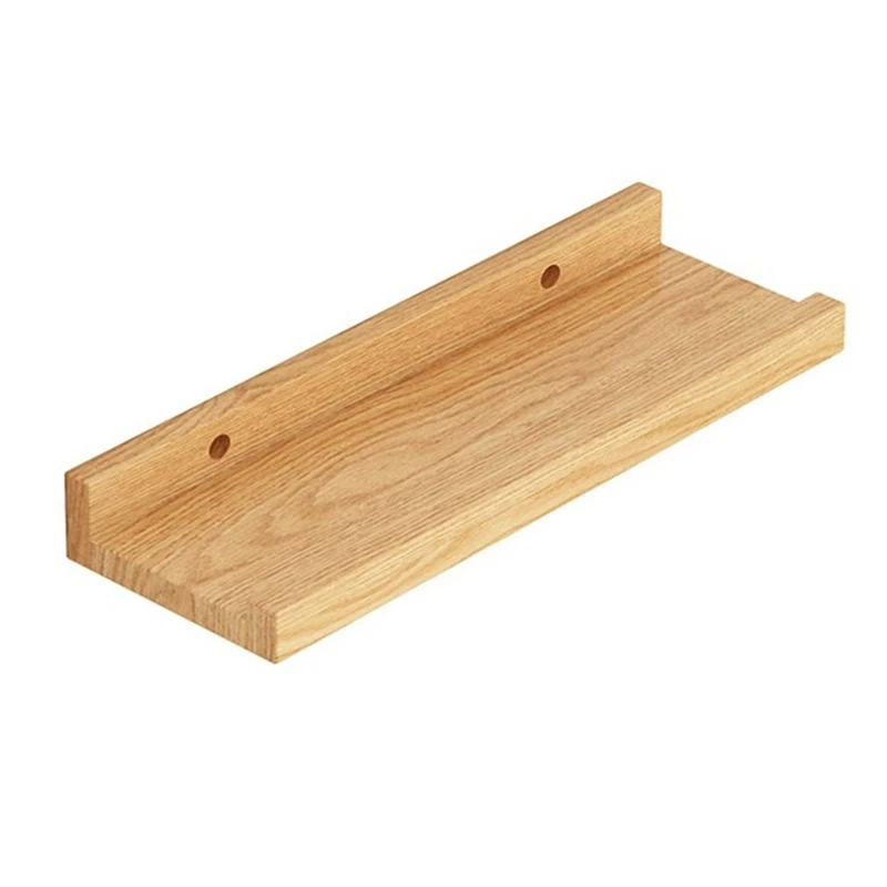 Estante de pared para el hogar, estante de pared de salón, tablero de palabras perforado, estante para libros, decoración de pared, estante pequeño de madera maciza