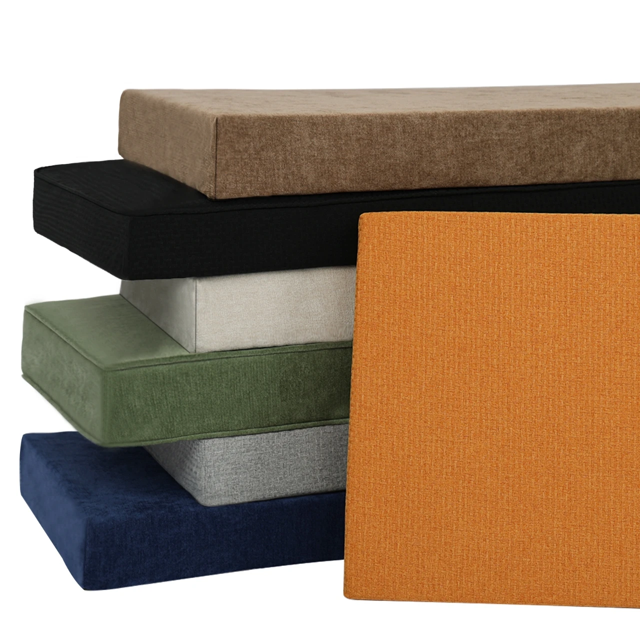 

Custom Bench Cushions Chenille, Thick Soft Garden Bench Cushion, Personalized Size Seat Cushions, Indoor Thickened Foam Furnitur
