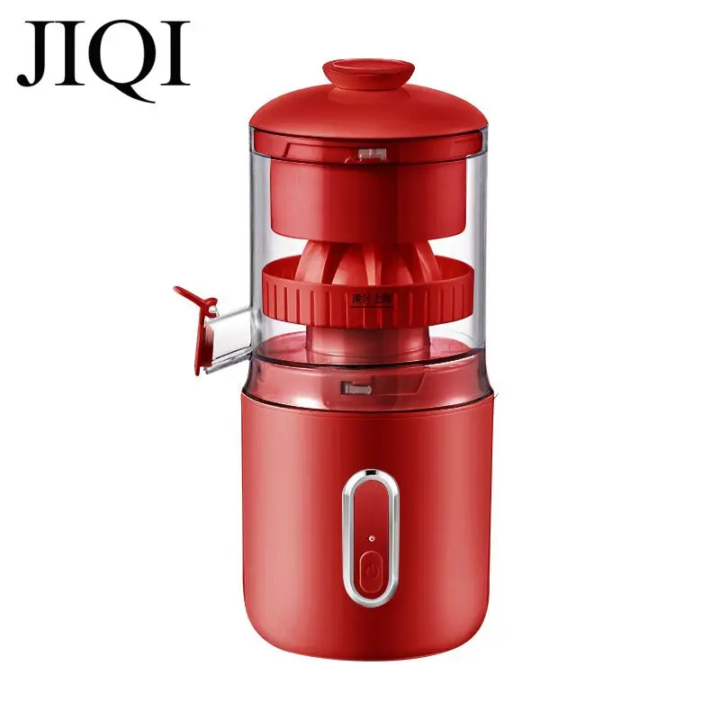 대용량 휴대용 착즙기 오렌지 레몬 추출기, 슬래그 주스 분리, 자동 나선형 반죽, 저속 발송기, 충전식 