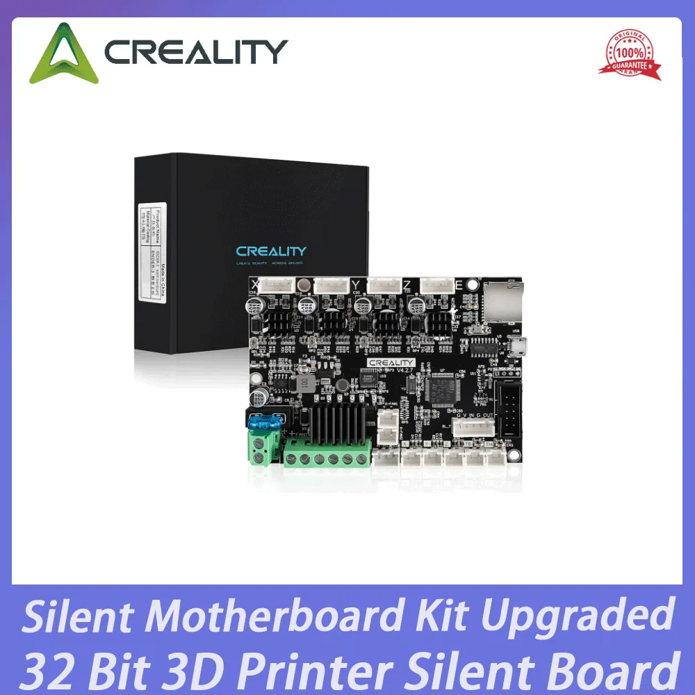 

CREALITY 3D Ender 3 Silent Motherboard Kit Upgraded 32 Bit 3D Printer Silent Board Motherboard For Ender 2 Pro/3 V2/ 3 Pro/3 Max