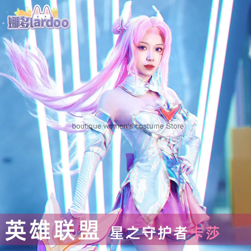 

Костюм для косплея Nado Game Dress Star Guardian Kai'Sa для женщин, игровой костюм для выступлений, 4941