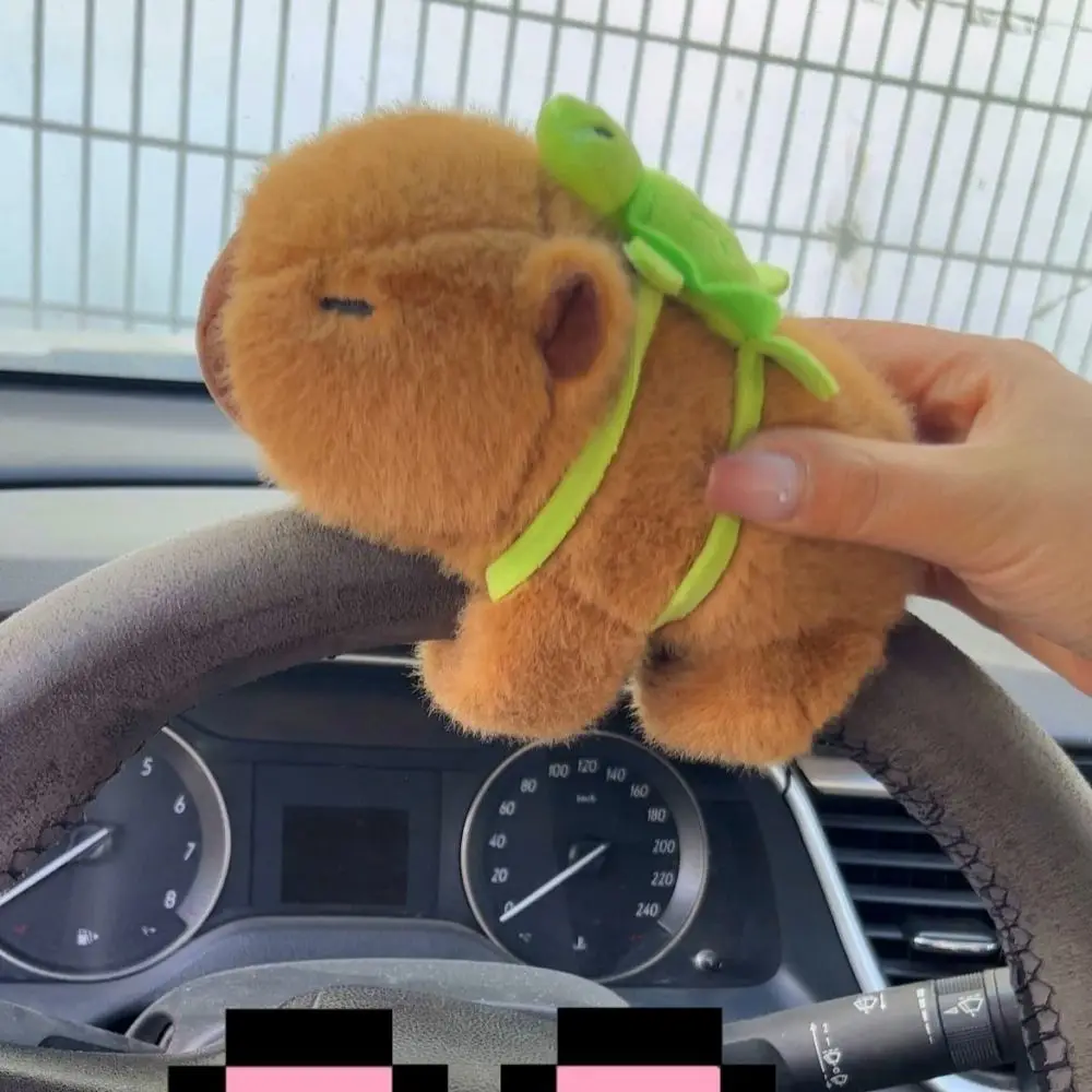 Beliebte Simulation Capybara Kuscheltiere Plüschtier Weiche Capybara Handheld Handgelenk Flauschige Capybara Puppe für Kinder Geburtstagsgeschenk