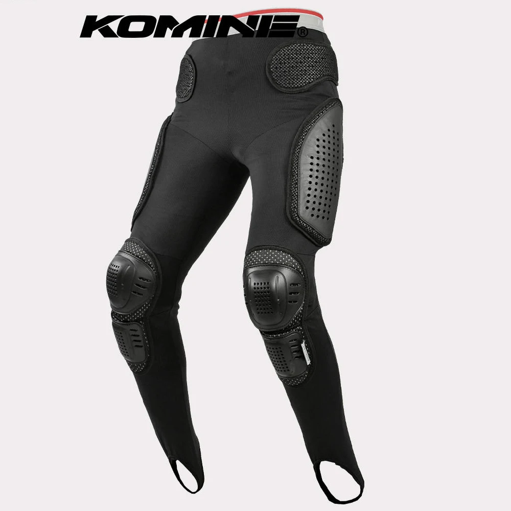 

Japan KOMINE Armored Motorcycle Racing Pants Fall Prevention Armor Pants Knee and Hip Pads Elastic and Breathable Cycling Gear