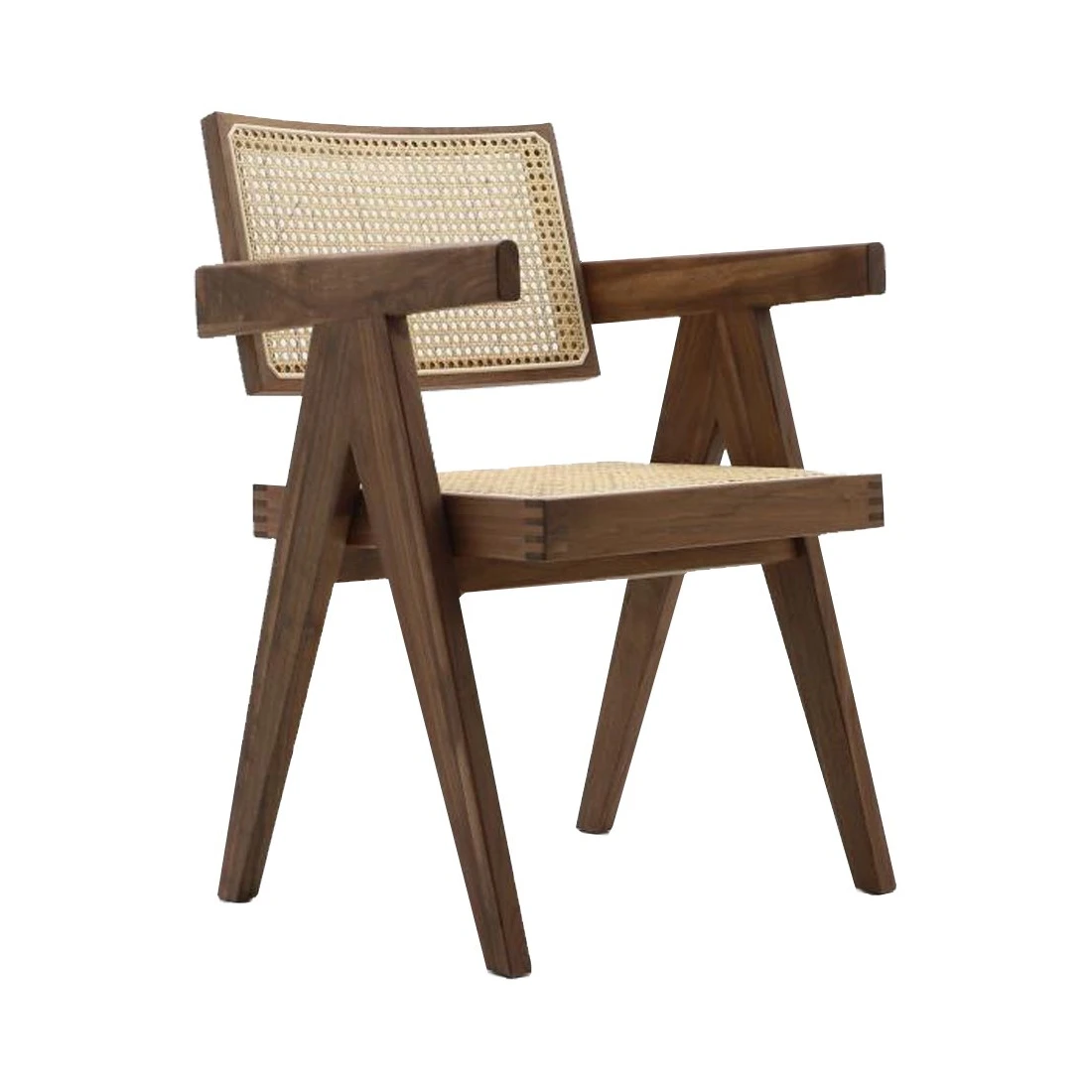 

Leisure Style Wooden and Rattan Assembled Chair for Living Room for Hotel Outdoor Bedroom Villa Apartment Use