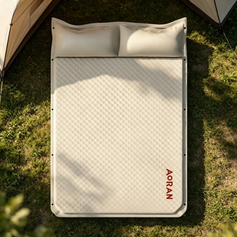 Self Inflating Camping Sleeping Pad Moisture Resistant Outdoor Tent Mattress Portable Air Bed 캠핑 매트
