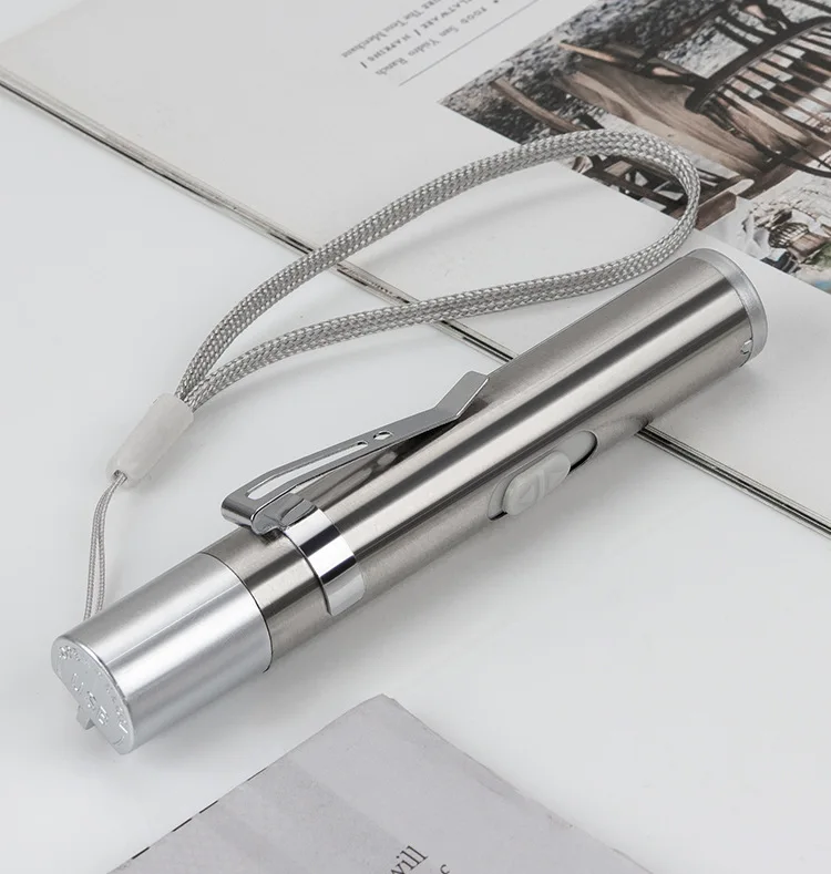 Y03A en juguetes portátiles y divertidos para gatos, bolígrafo con luz Led con animación brillante, puntero de sombra de ratón, antorcha Uv