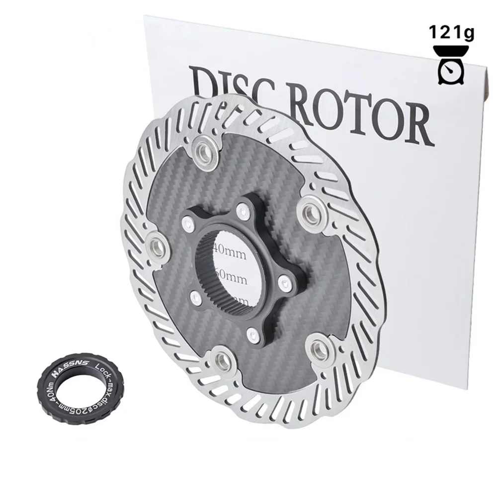 160/140mm Carbon Bremsscheibe, ultraleichte Hochfest Bremsbeläge Zubehör MTB Rennrad – Detail 9