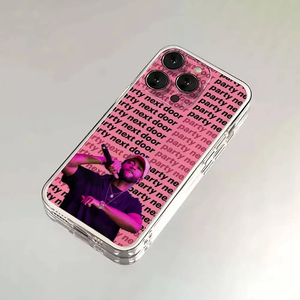 Singer P-Partynextfunda de teléfono para iPhone 6,16,15,14,13,12,11,17 Pro,Max,Plus,X,XS,XR,SE,Mini cubierta suave transparente