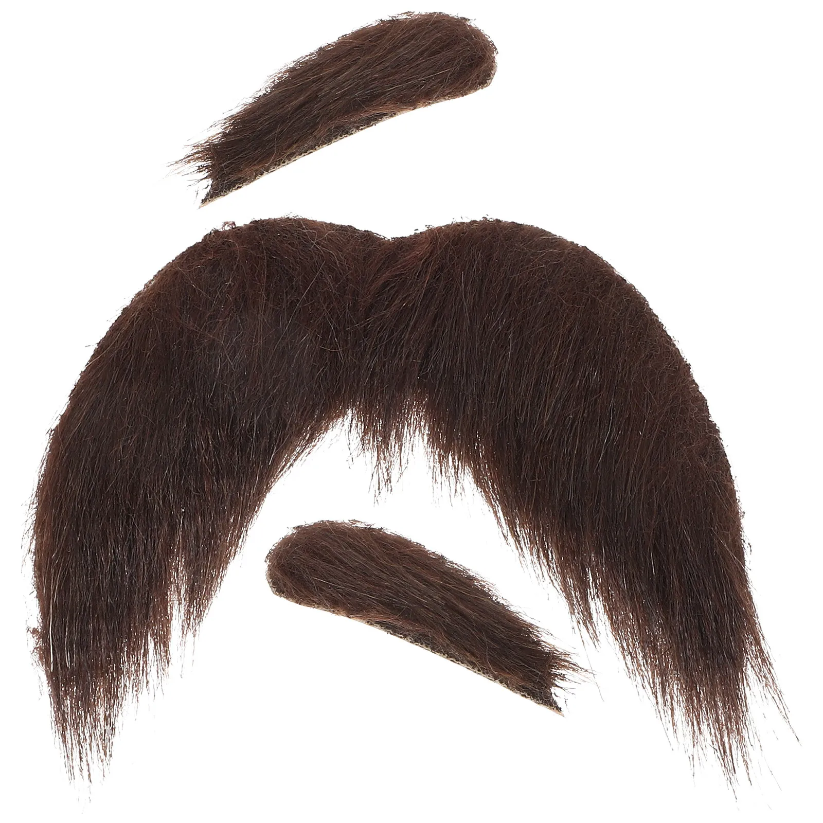 1Set Fake Mustache Eyebrows Self Adhesive Old Costume Props Halloween Party Fake Beard Mustache False Beard Set
