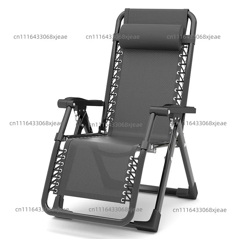 Reclining chair Sitting and lying dual-purpose folding chair Household armchair Sitting and lying down