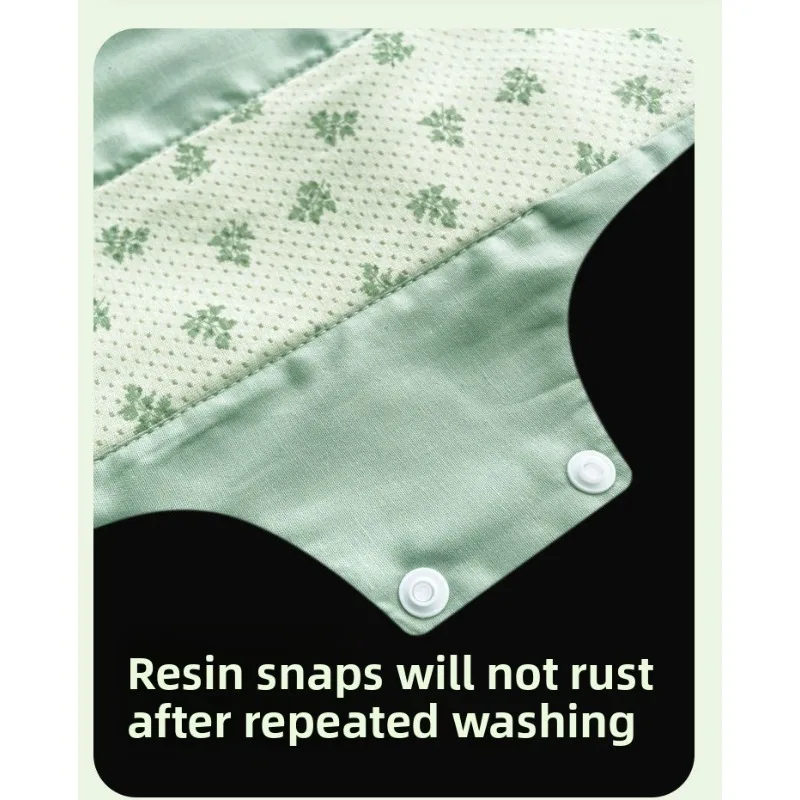 Panty Liner Katun yang Dapat Digunakan Kembali dan Dicuci, Perawatan Kewanitaan Alami Herbal yang Nyaman, Anti Bocor, Bernapas, Pengontrol Bau, Perlindungan Harian