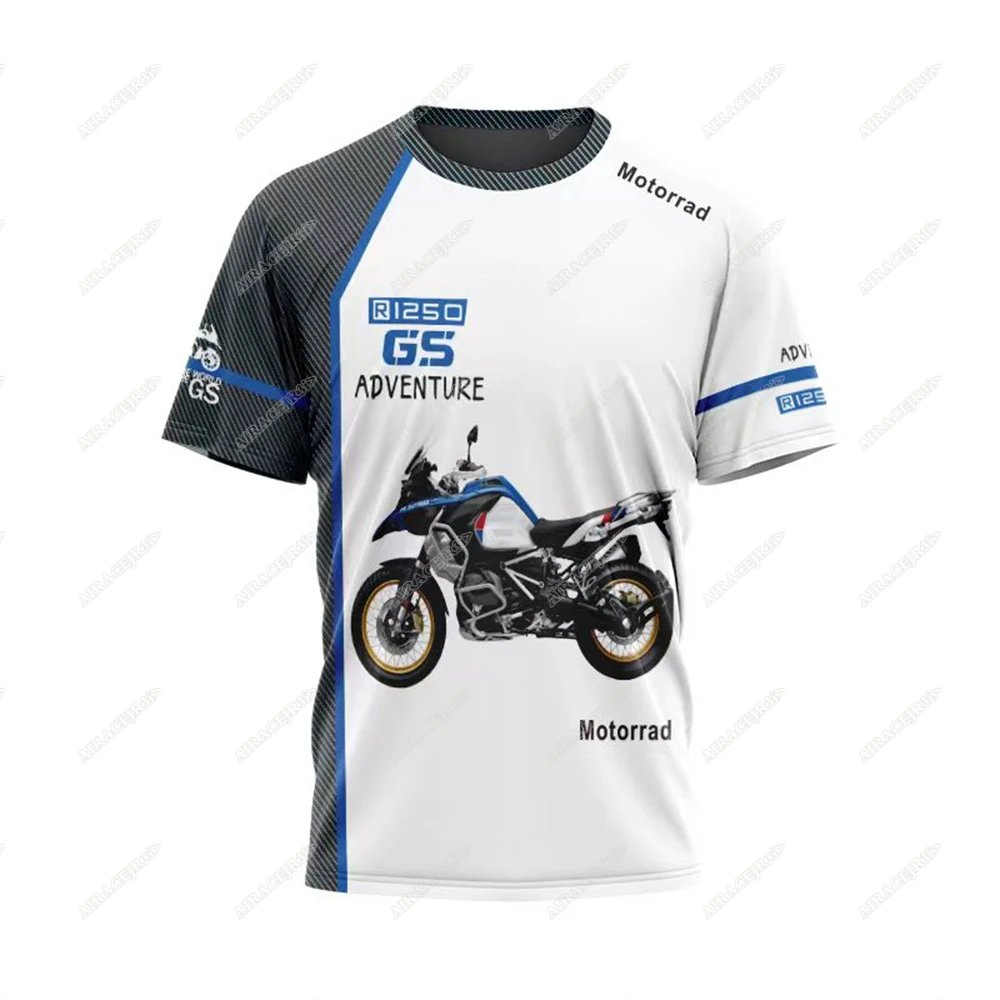 

For BMW R1250 GS Motorrad ADVENTURE Sports Racing Motorcycle Motos Riding Motocross Summer Breathable Quick Dry T-shirt Men's