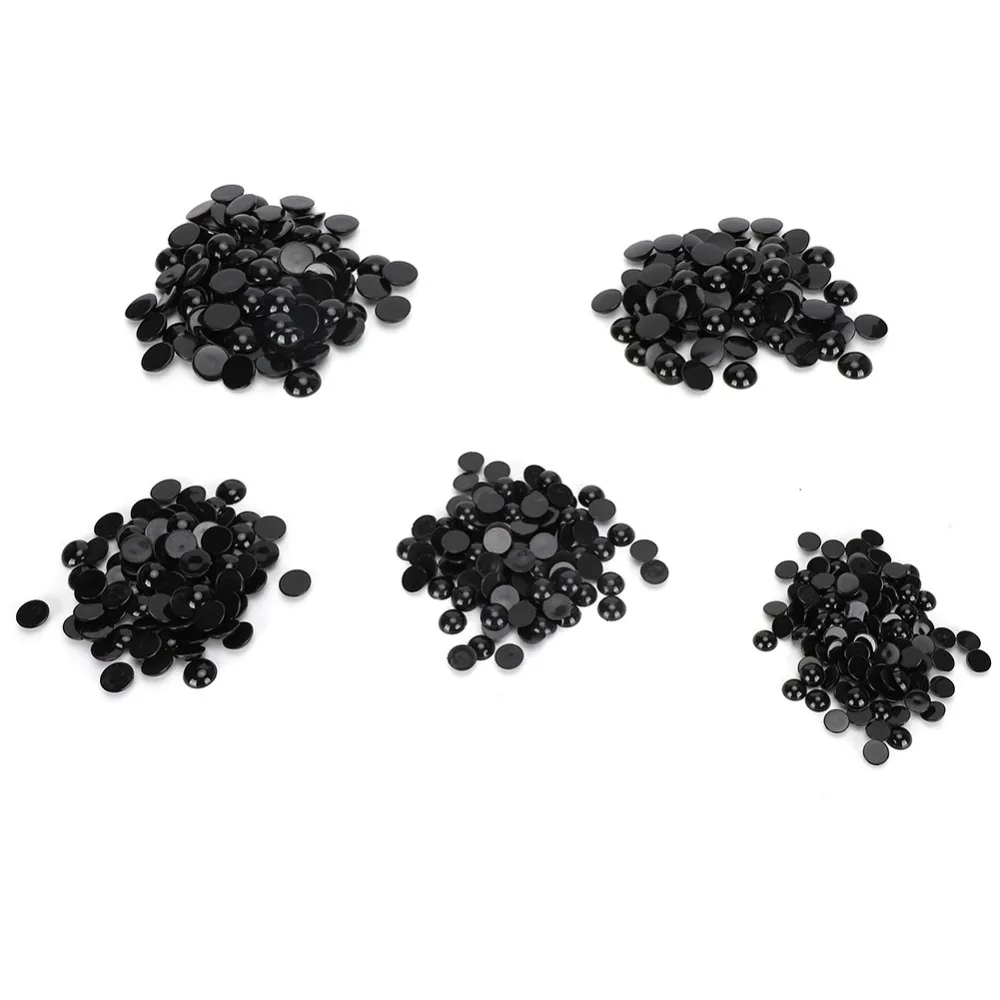 Plastic Crafting Eyes DIY Artificial Animal Eyes Flat Bottom Domed Sewing Crafting Buttons for Doll Kid Toys Doll Accessories