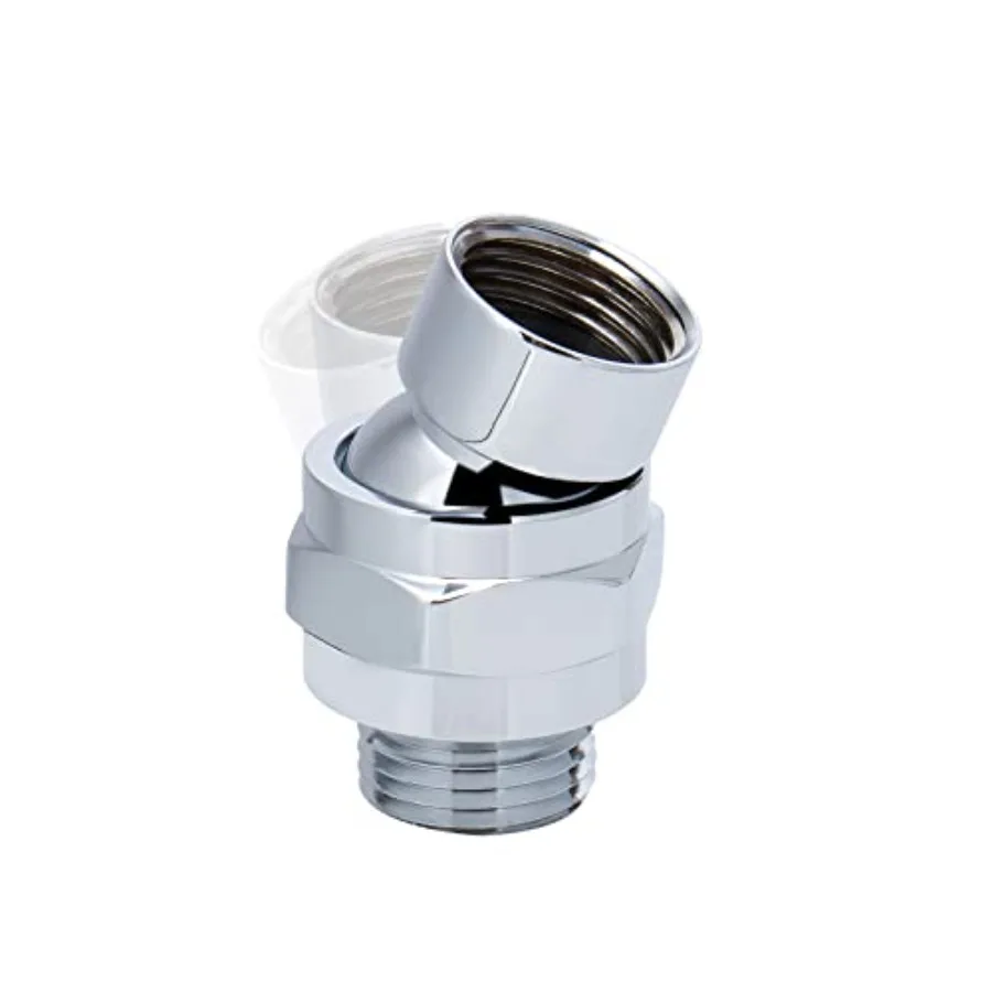 

Shower Head Swivel Ball Adapter - Solid Brass Shower Connector Ball Joint Adjustable Universal Shower Arm Extension Component