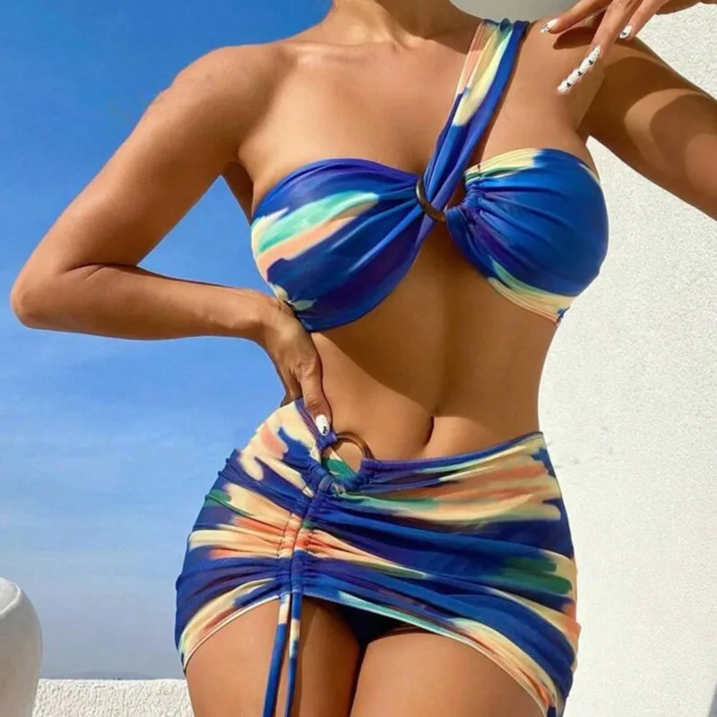 

Summer Sexy Bikinis Female Swimsuits Women's Three-Piece Swimwear Beach Swim Wear Bathing Suits Brazilian Bikini Set Pool Bather