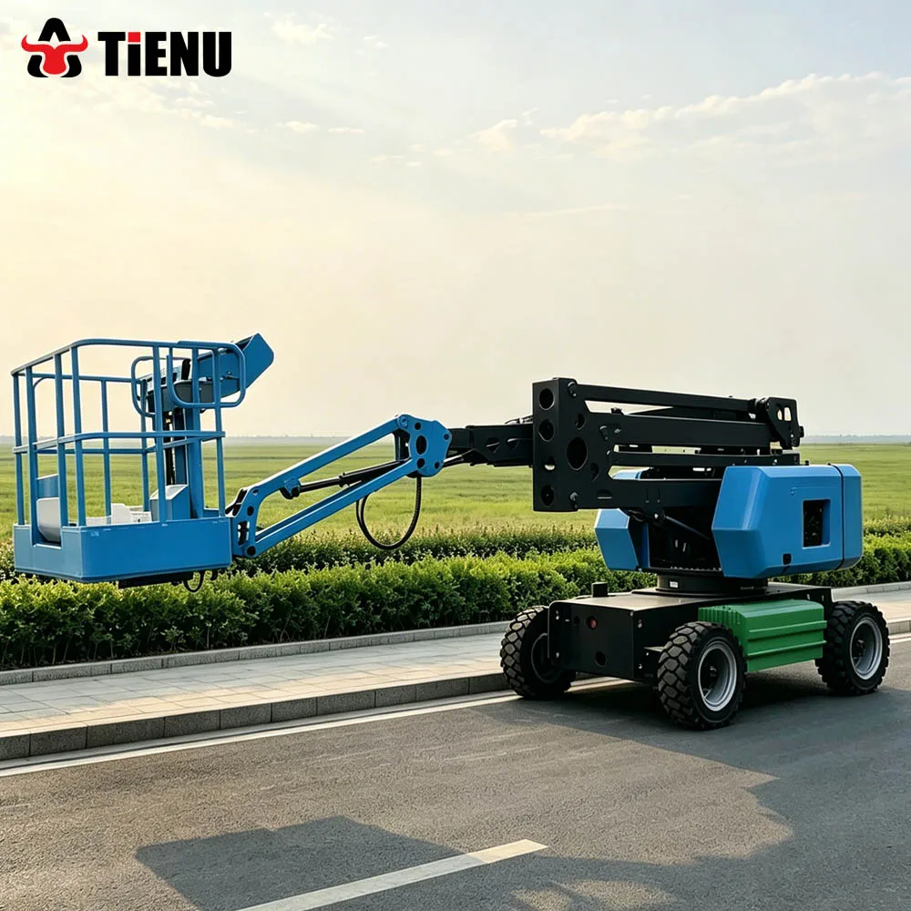 Electric Aerial Work Platform Designed For Rough Terrain Self Propelled Scissor Lift Offering Stable Heavy Duty Lifting