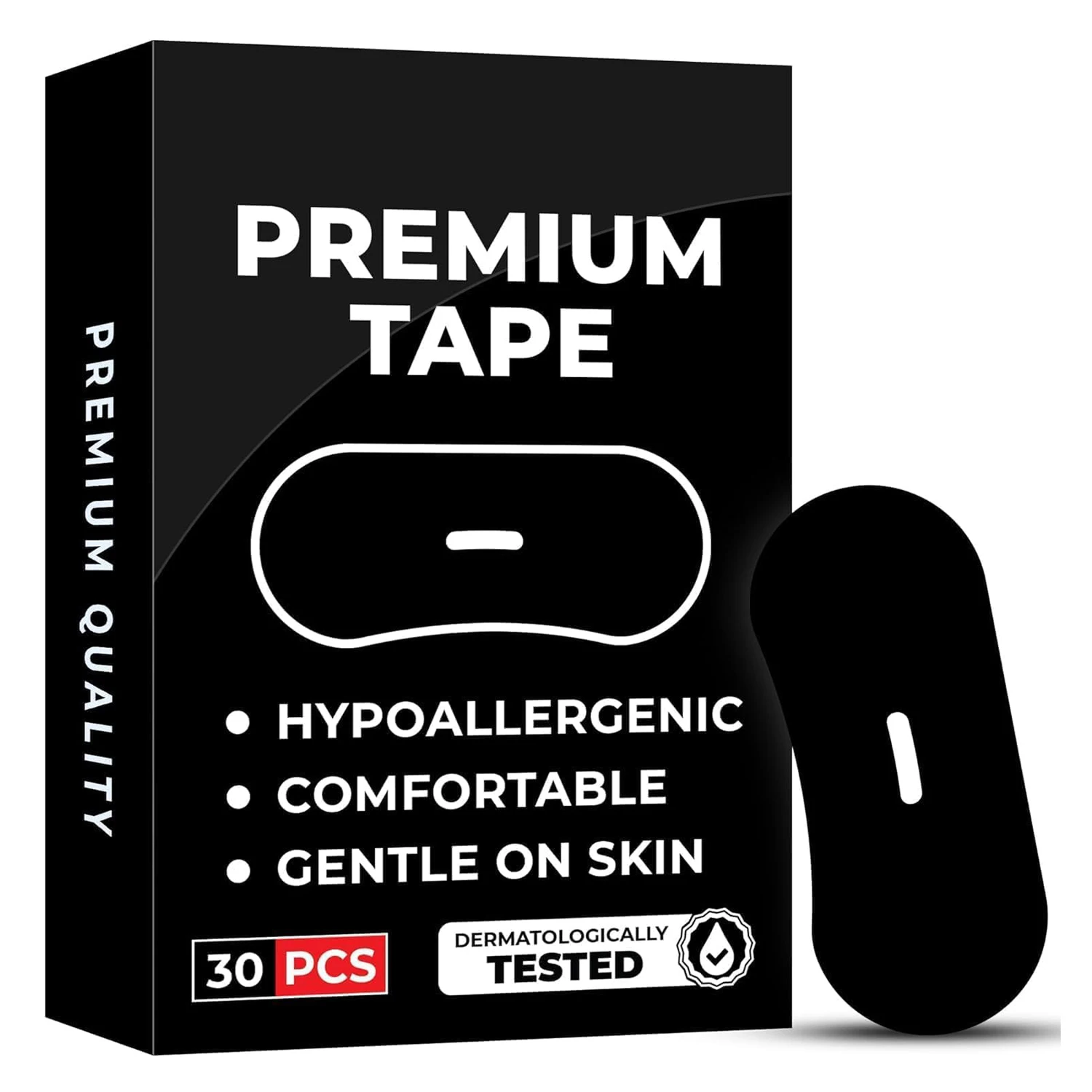 30/60 Stuks Anti Snurken Mond Tape Medische Kwaliteit Slaapstrips voor Snurken Relief & Ademen Zachte Neustape voor Reizen Thuisgebruik