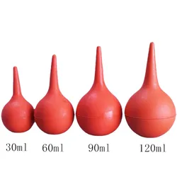 1Pcs 30/60/90/120ml Aurilave Ear Syringe Washing Ball Rubber Suction Bulb for Laboratory