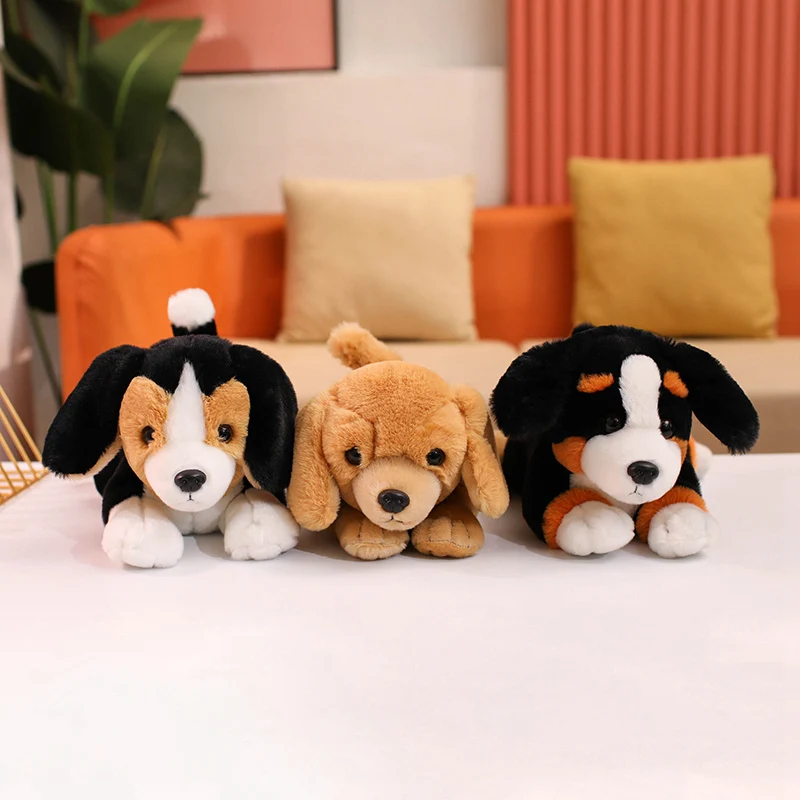 

Simulation Dog Plush Toy Lifelike German Shepherd Husky Golden Retriever Beagle Dog Lovers Collect Gift Kid Pet Dog Gift