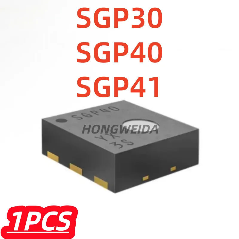 1Pcs/lot 100% New SGP30 SGP40 SGP41 SGP30-2.5K SGP40-D-R4 SGP41-D-R4 Temperature and Humidity Sensor Chips