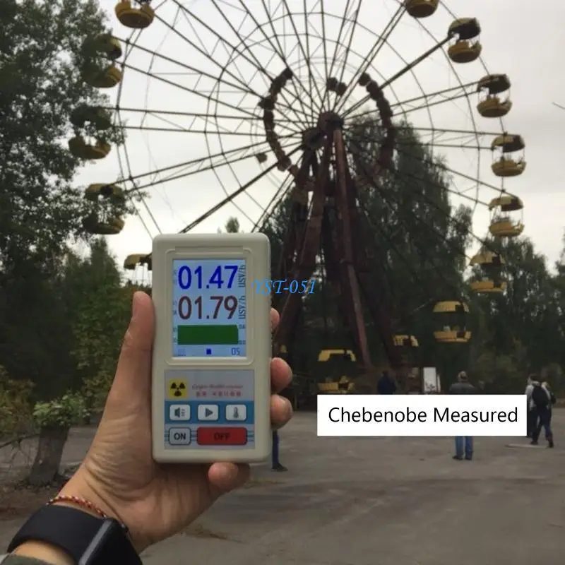 E15A بيتا غاما اختبار الأشعة السينية كاشف الإشعاع مقياس الجرعات الشخصية كاشف الرخام المحمولة مقياس الجرعات خفيفة الوزن المدمجة #4