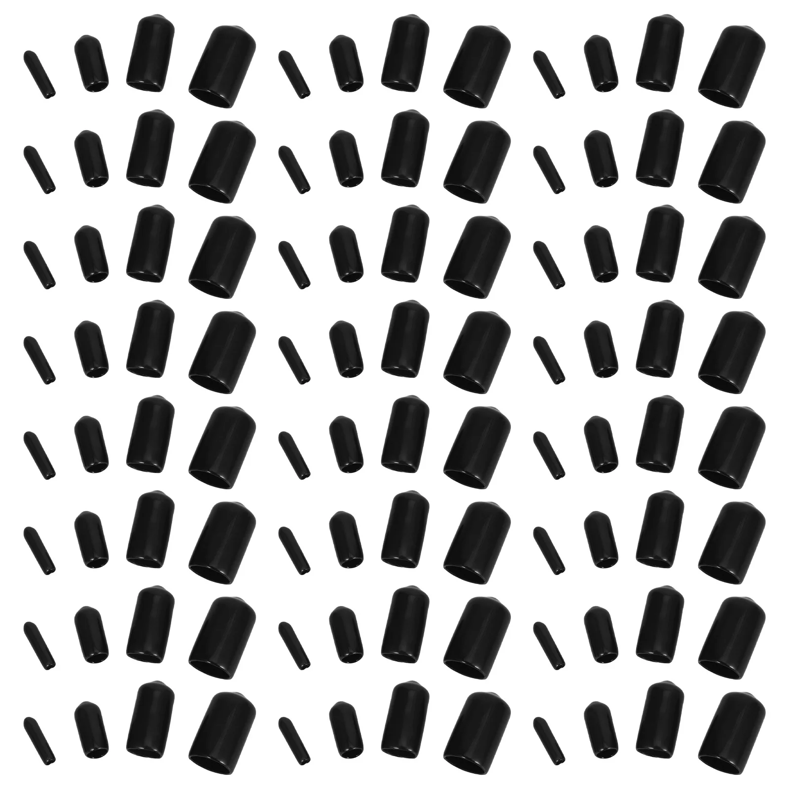 

120Pcs Pegboard Hook Safety Caps Flexible PVC Screw Thread Protectors Wire End Covers for Home Office Bolt Protection