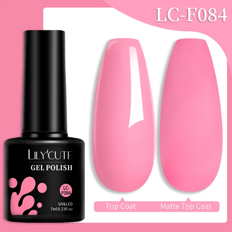 LILYCUTE 7 ml bunter Gel-Nagellack, langlebig, für Maniküre, semi-permanente Basis, Decklack, Nagelkunst, UV-Gel-Lack