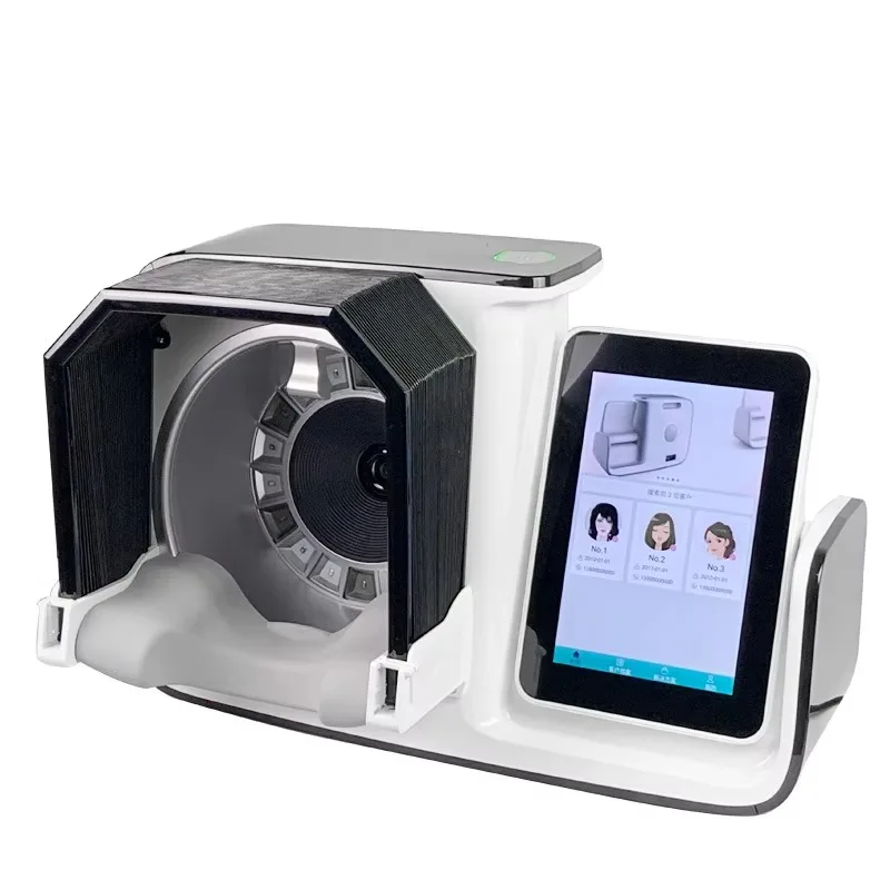 肌分析器メーカー インテリジェントフェイステスター 検出器マシン 肌診断分析システム