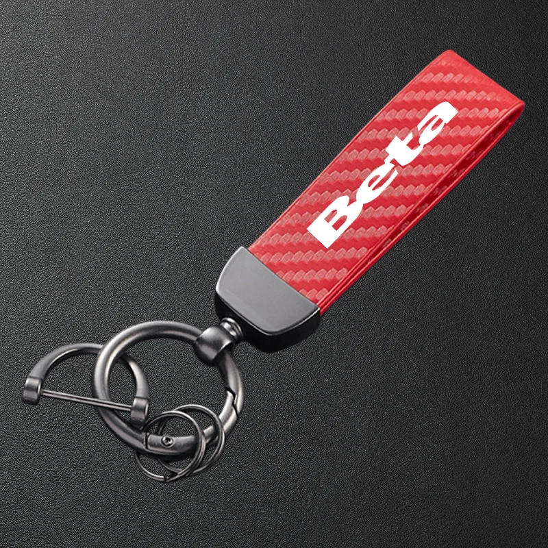 For Beta Evo 250 300 80 Junior Senior RR 125 200 350 390 430 450 480 2T SM 4T LC 50 Enduro Motorcycle Carbon Fiber Keychain